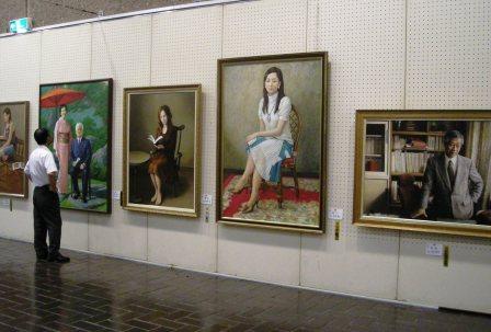 55回全日肖展受賞作展示風景-1