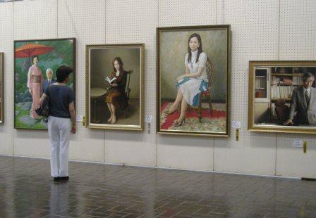 55回全日肖展受賞作展示風景-2