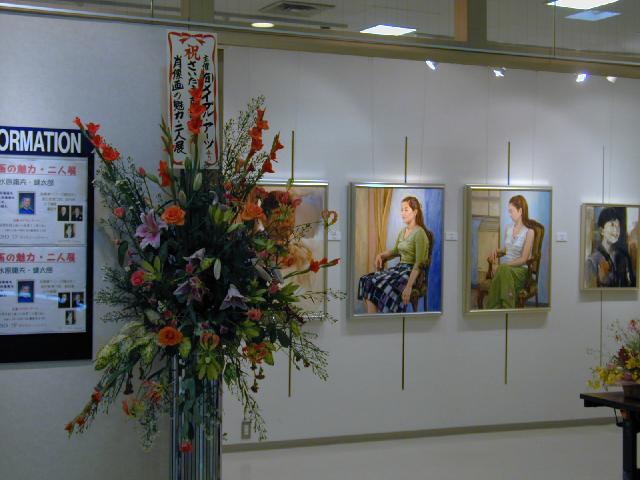 肖像画展展示風景-1